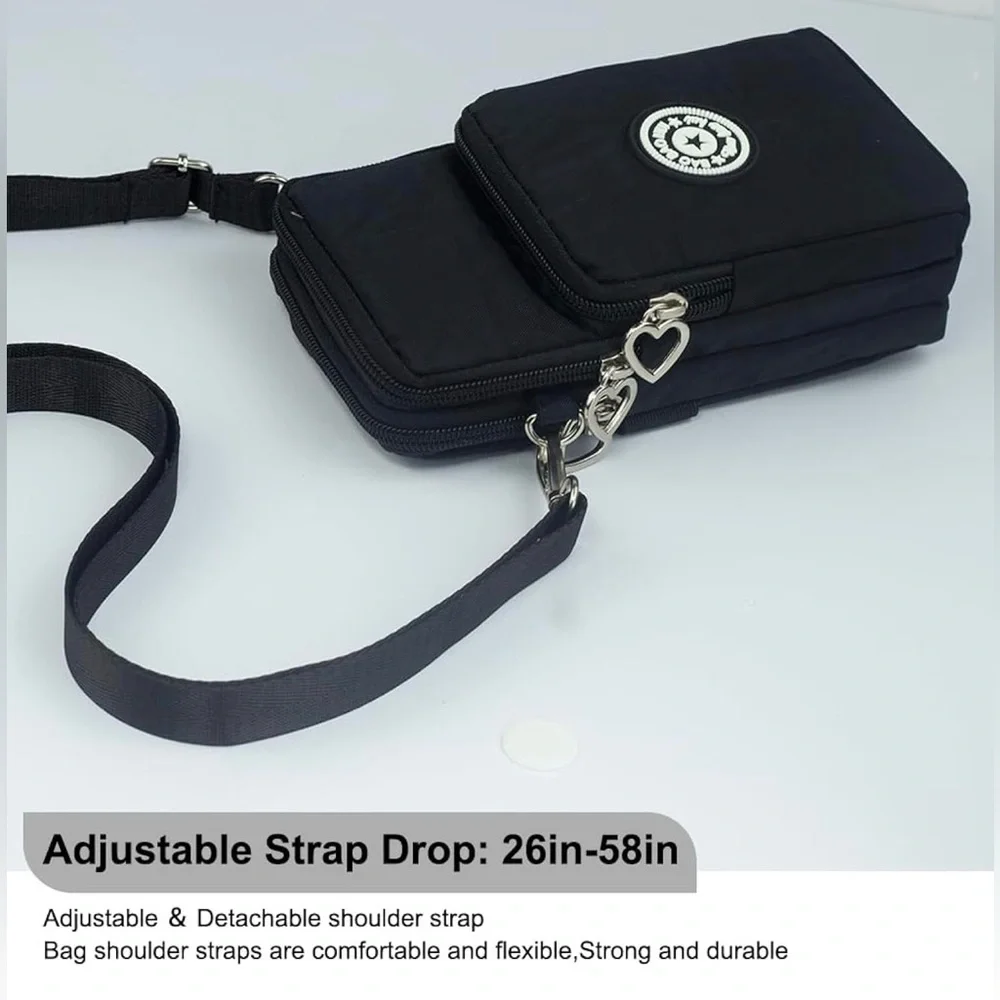 Black Men's Crossbody Bag